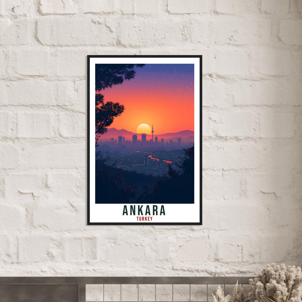 Ankara Travel Print Turkey Home Decoration Ankara Turkish City Wall Art Gift Wall Hanging Art Lover Turkey Artwork Ankara Travel Poster