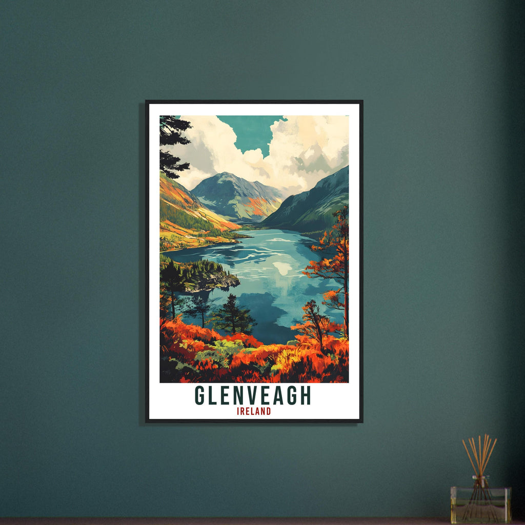 Glenveagh Travel Print Ireland Home Decor Glenveagh Wall Art Wall Hanging Art Lover Irish Artwork Travel Poster Donegal Ireland Travel Art