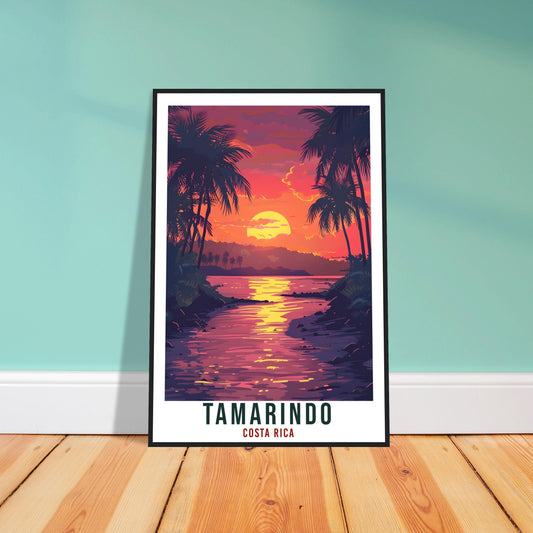 Tamarindo Costa Rica Travel Print Wall Art Wall Hanging Home Décor Tamarindo Gift Landmark Artwork Travel Art Costa Rica City Travel Poster