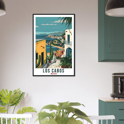 Los Cabos Mexico Travel Print Mexico Wall Art Wall Hanging Home Décor Los Cabos Gift Mexico Landmark Artwork South America Travel Poster