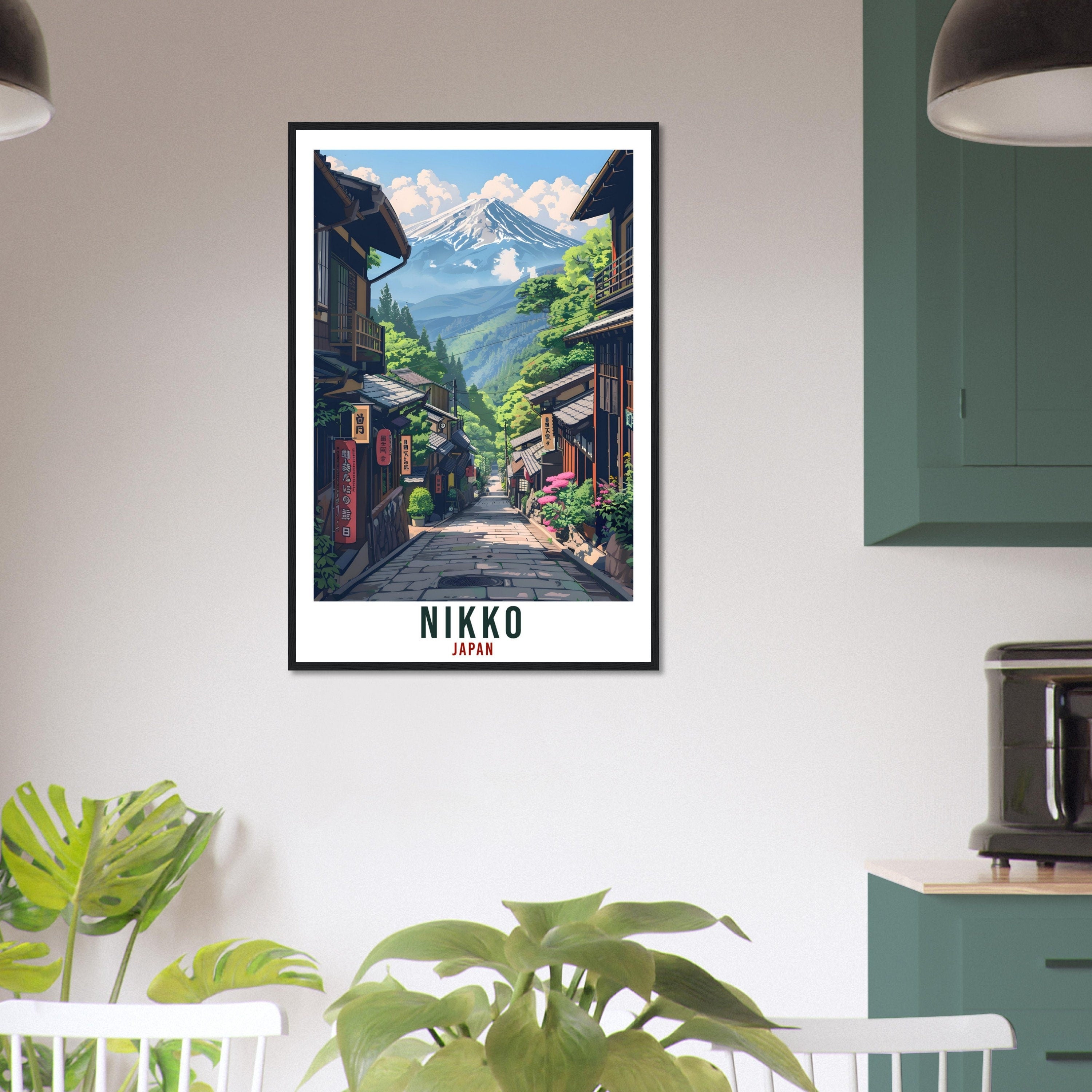 Nikko Travel Print Japan Home Decoration Wall Art Gift Wall Hanging Art Lover Japanese Artwork Japan Nikko Travel Poster Cityscape Print
