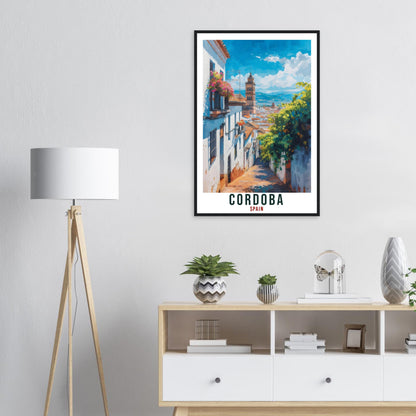 Cordoba Travel Print Spain Home Decoration Cordoba Spanish City Wall Art Gift Wall Hanging Art Lover Spain Artwork Cordoba Travel Poster