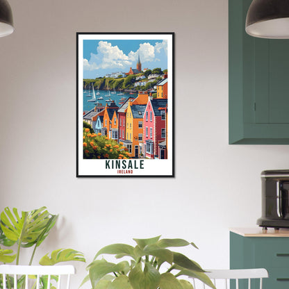 Kinsale Travel Print Ireland Home Decoration Kinsale Wall Art Gift Wall Hanging Art Lover Irish Artwork Ireland Kinsale Travel Poster Gift