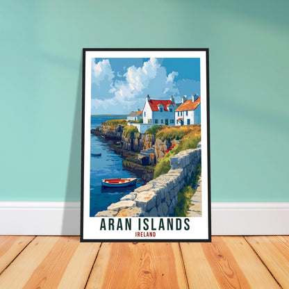 Aran Islands Travel Print Ireland Home Decoration Ireland Wall Art Gift Wall Hanging Art Lover Irish Artwork Aran Islands Travel Poster