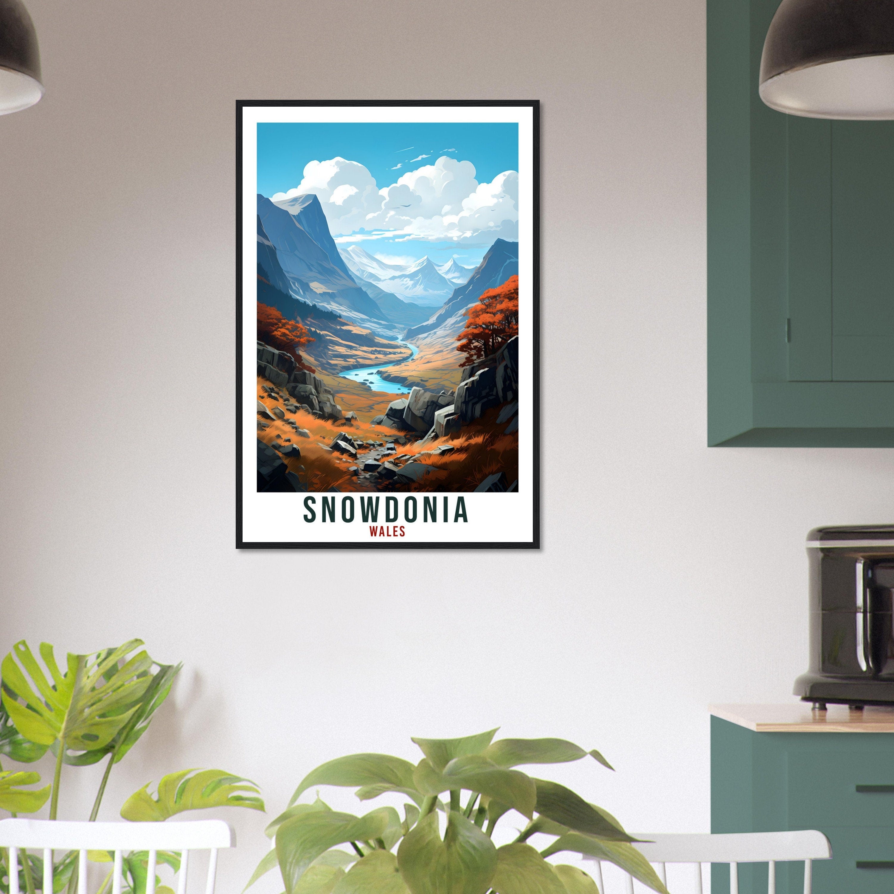 Snowdonia Travel Print Wales Wall Art Home Decor Wall Hanging Travel Art Gift Snowdonia Travel Poster Welsh Landscape Artwork Art Lover Gift