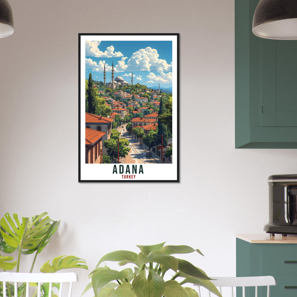 Adana Gift Travel Print Turkey Home Decoration Adana Turkish City Wall Art Gift Wall Hanging Art Lover Turkey Artwork Adana Travel Poster