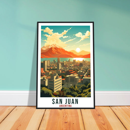 San Juan Travel Print Wall Art San Juan Argentina City Landscape Artwork San Juan Art Gift San Juan Travel Poster Argentinian Art Lover Gift