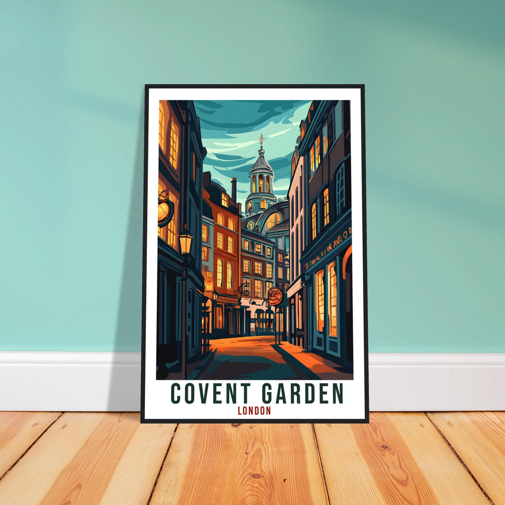 Covent Garden London Travel Print England Decor London Wall Art Gift Wall Hanging Art Lover London England Republic Artwork Travel Poster UK