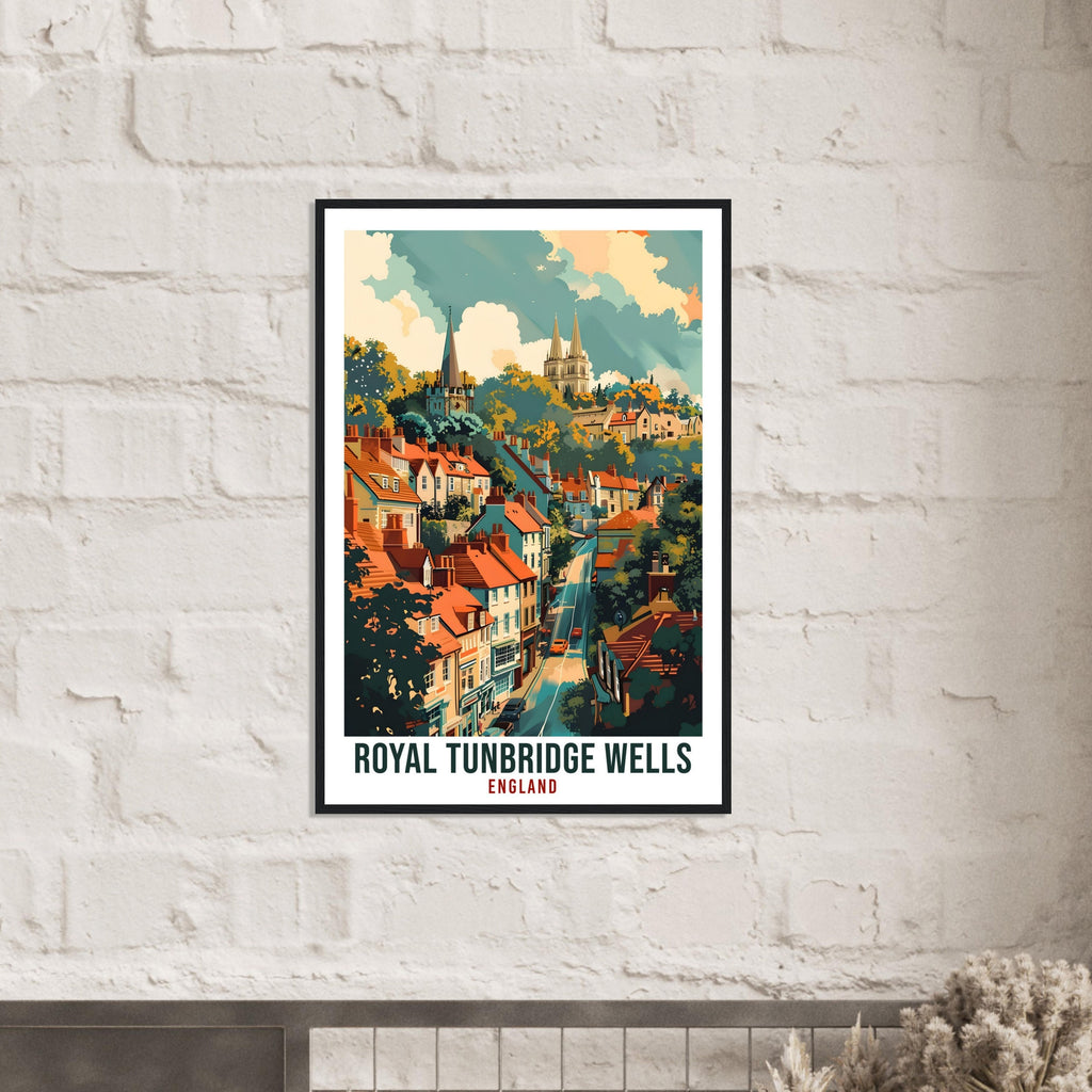 Royal Tunbridge Wells Travel Print Wall Art Wall Hanging Home Living Décor Tunbridge Wells Gift Art Lovers UK Artwork England Travel Poster