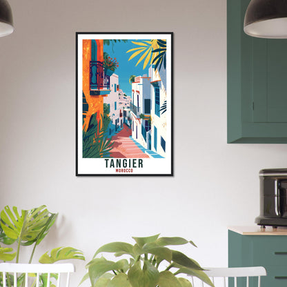 Tangier Morocco Travel Print Wall Art Wall Hanging Home Décor Tangier Gift Art Lovers Morocco Artwork Gift Print African Landmark Poster