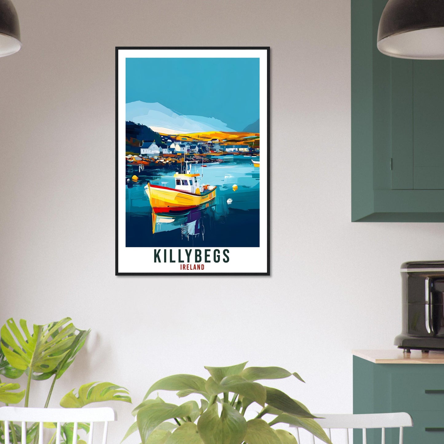 Killybegs Travel Print Ireland Home Decor Killybegs Wall Art Gift Wall Hanging Art Lover Killybegs Irish Artwork Travel Poster Ireland Art
