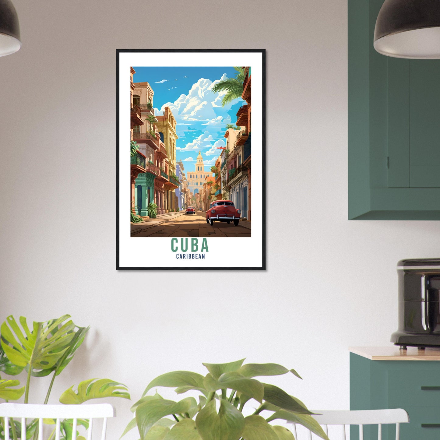 Cuba Travel Print Wall Art Caribbean Island Wall Hanging Home Décor Cuba Gift Art Lovers Havana Cuba Travel Poster Cuban Artwork