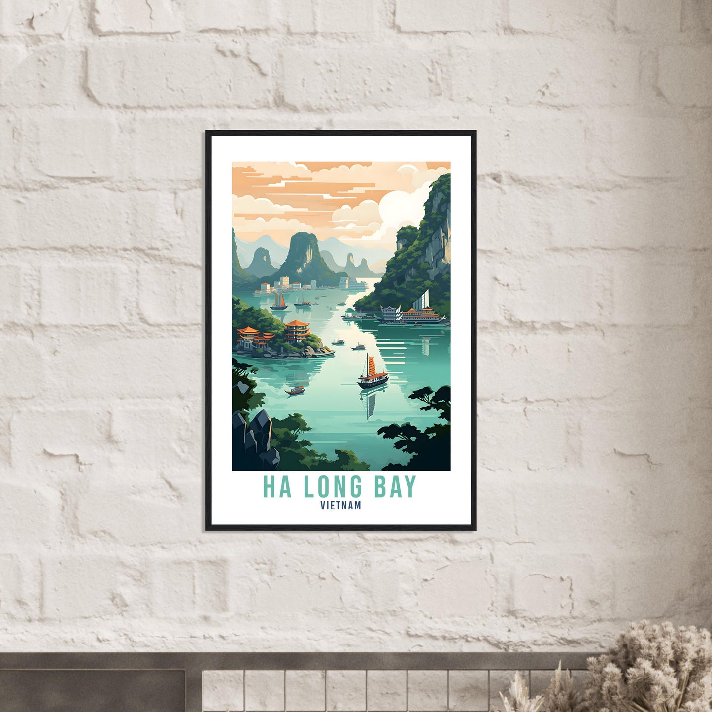 Ha Long Bay Travel Print Wall Art Ha Long Bay Wall Hanging Thailand Gift Holiday Print Art Print Ha Long Bay Travel Poster Ha Long Bay Print