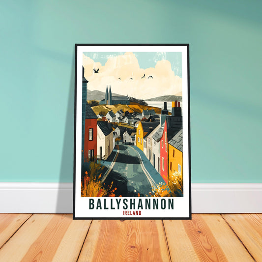 Ballyshannon Travel Print Ireland Home PLACE Wall Art Gift Wall Hanging Art Lover Ballyshannon Irish Artwork Travel Poster Ireland Travel