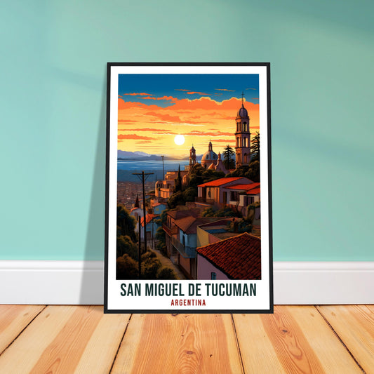 San Miguel De Tucuman Travel Print Wall Art Tucuman Argentina City Landscape Artwork Tucuman Art Gifts Tucuman Travel Poster Argentinian Art