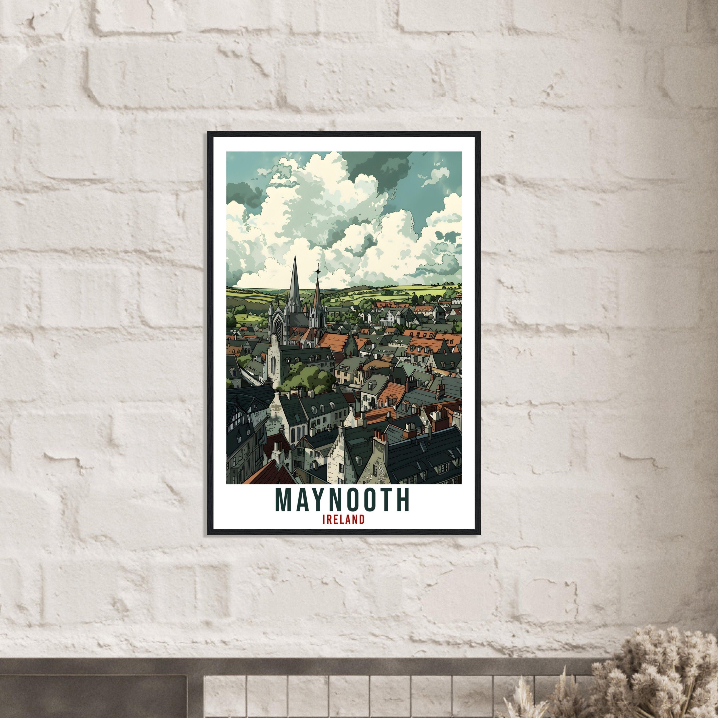 Maynooth Travel Print Ireland Wall Art Wall Hanging Home Living Décor Maynooth Gift Art Lovers Gift Irish Artwork Gift Ireland Travel Poster