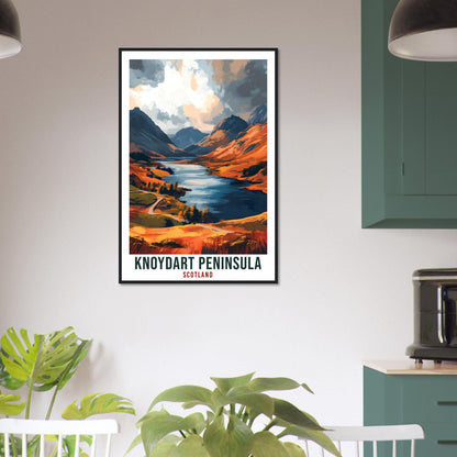 Knoydart Peninsula Travel Print Scotland Decor Knoydart Wall Art Wall Hanging Art Lover Scotland Artwork Travel Poster Knoydart Peninsula
