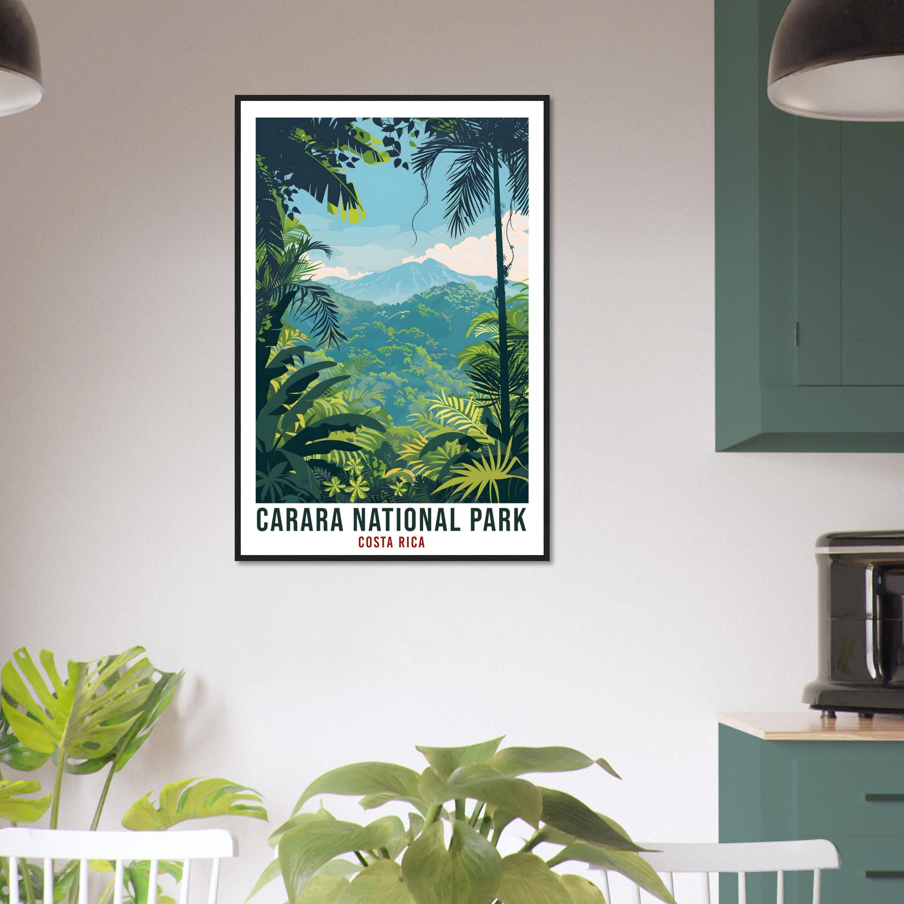 Carara National Park Costa Rica Travel Print Wall Art Wall Hanging Home Décor Carara Gift Artwork Travel Art Costa Rica City Travel Poster