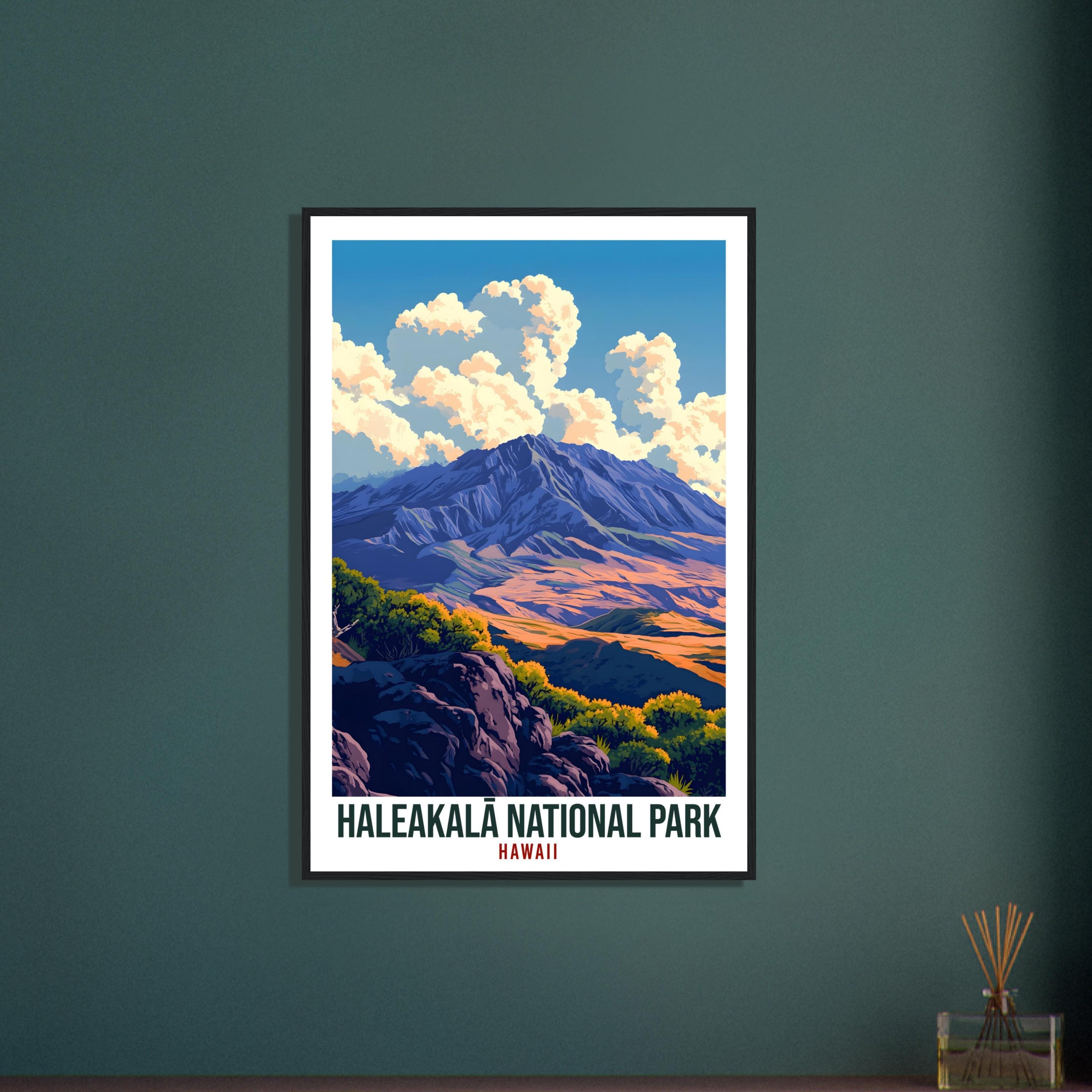 Haleakala National Park Hawaii USA Travel Print Wall Art Wall Hanging Home Décor Haleakala Hawaii Gift Travel Art USA Artwork Travel Poster