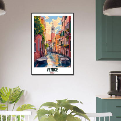 Venice Travel Print Italy Home Decor Venice Wall Art Gift Wall Hanging Art Lover Venice Italy Artwork Travel Poster Italian Travel Art