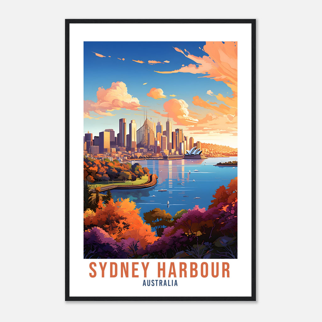 Sydney Travel Print Wall Art Sydney Australia Wall Hanging Home Décor Sydney Gift Art Lovers Australian Art Lover Gift Sydney Travel Poster