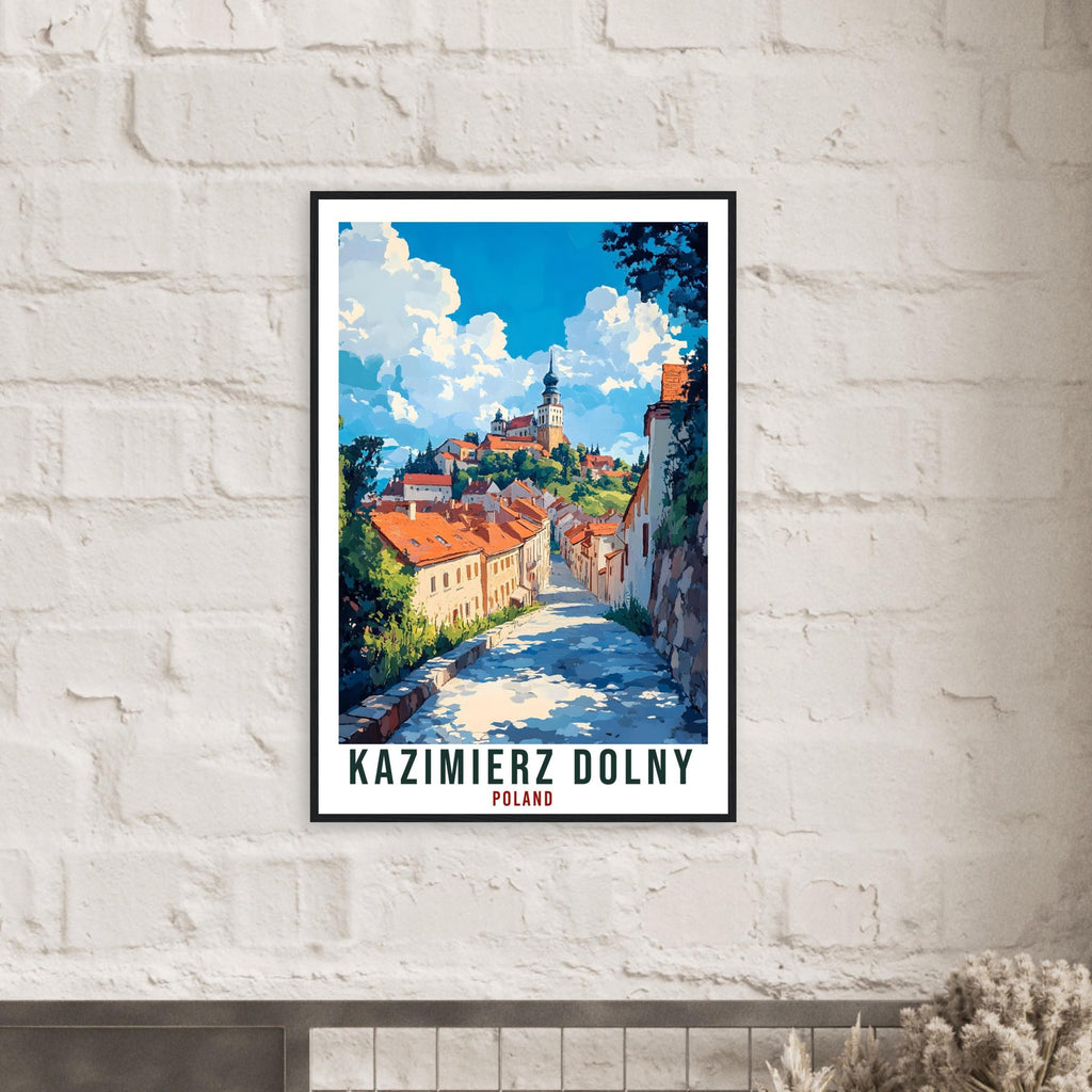 Kazimierz Dolny Travel Print Poland Home Decor Wall Art Gift Wall Hanging Art Lover Kazimierz Dolny Polish Artwork Travel Poster Poland Art
