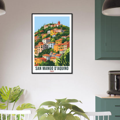 San Mango d'Aquino Italy Travel Print Italy Wall Art Wall Hanging Home Décor Gift Italy Landmark Artwork Travel Gift Italian Travel Poster