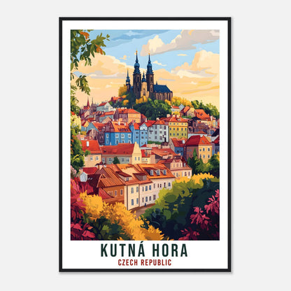 Kutná Hora Travel Print Czechia Home Decor Kutná Hora Wall Art Gift Wall Hanging Art Lover Kutná Hora Czech Republic Artwork Travel Poster