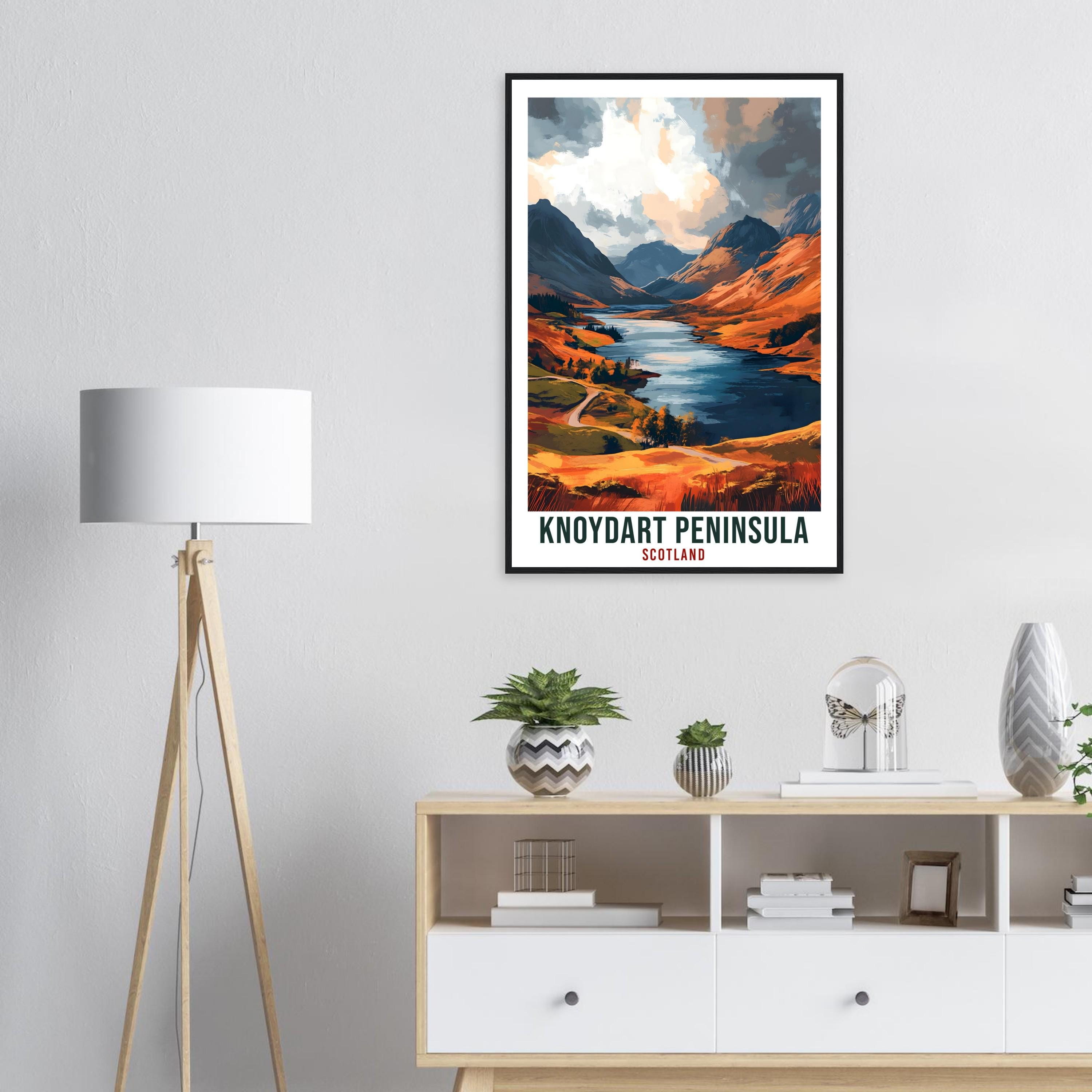 Knoydart Peninsula Travel Print Scotland Decor Knoydart Wall Art Wall Hanging Art Lover Scotland Artwork Travel Poster Knoydart Peninsula