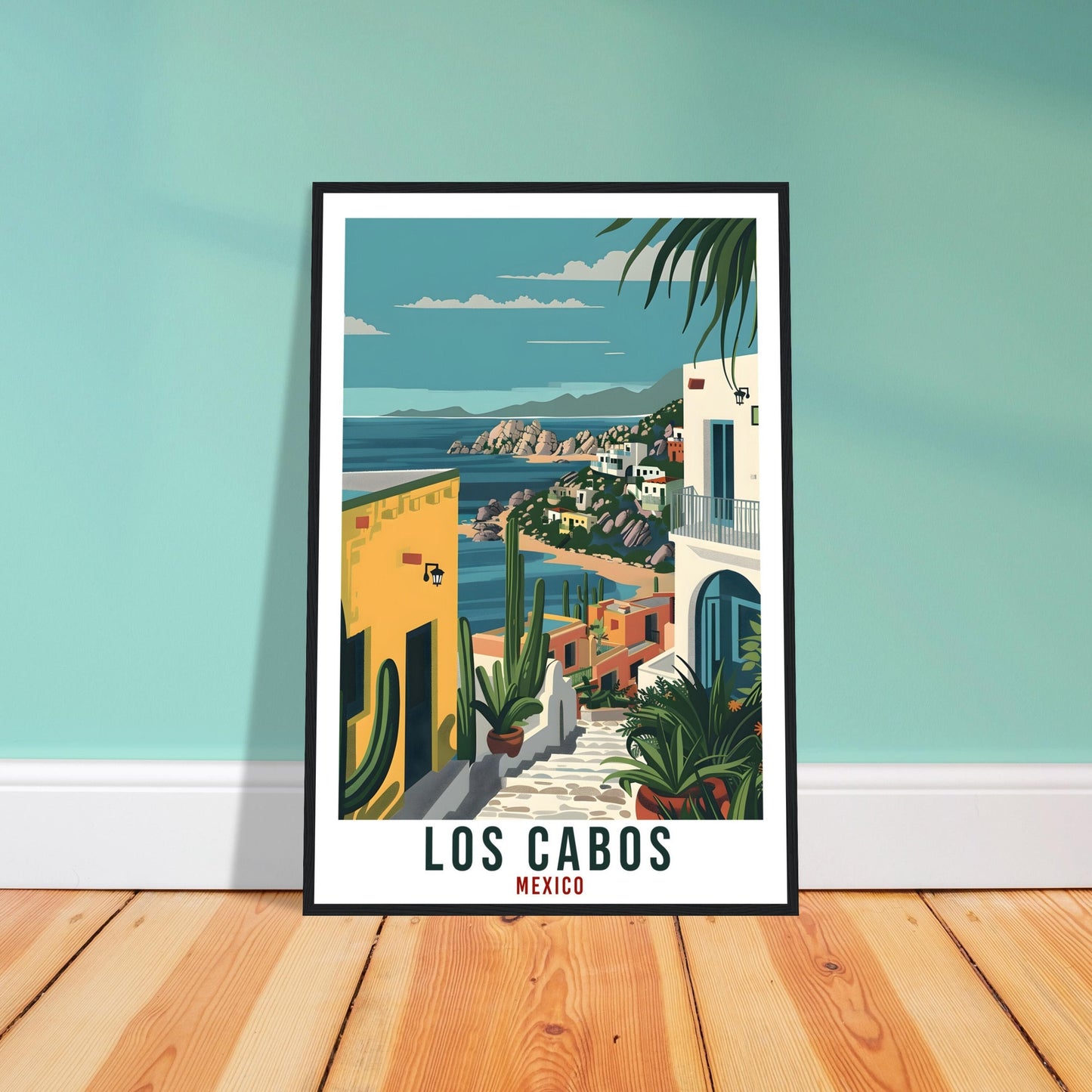 Los Cabos Mexico Travel Print Mexico Wall Art Wall Hanging Home Décor Los Cabos Gift Mexico Landmark Artwork South America Travel Poster