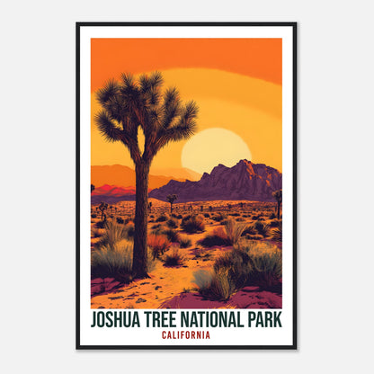 Joshua Tree National Park California USA Travel Print Wall Art Wall Hanging Home Décor Joshua Tree Gift Travel Art USA Artwork Travel Poster