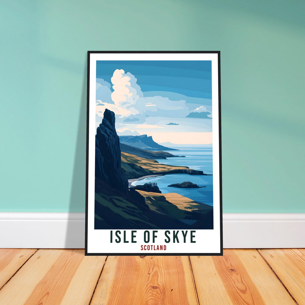 Isle Of Skye Travel Print Scotland Home Decor Isle Of Skye Wall Art Wall Hanging Art Lover Scotland Artwork Travel Poster Isle Of Skye Art