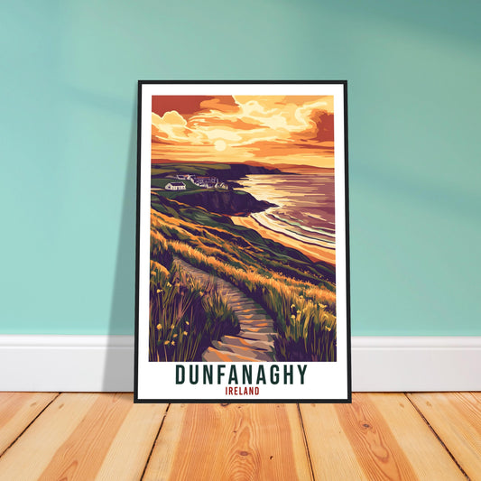 Dunfanaghy Travel Print Ireland Home Decor Donegal Wall Art Gift Wall Hanging Art Lover Dunfanaghy Irish Artwork Travel Poster Ireland Art
