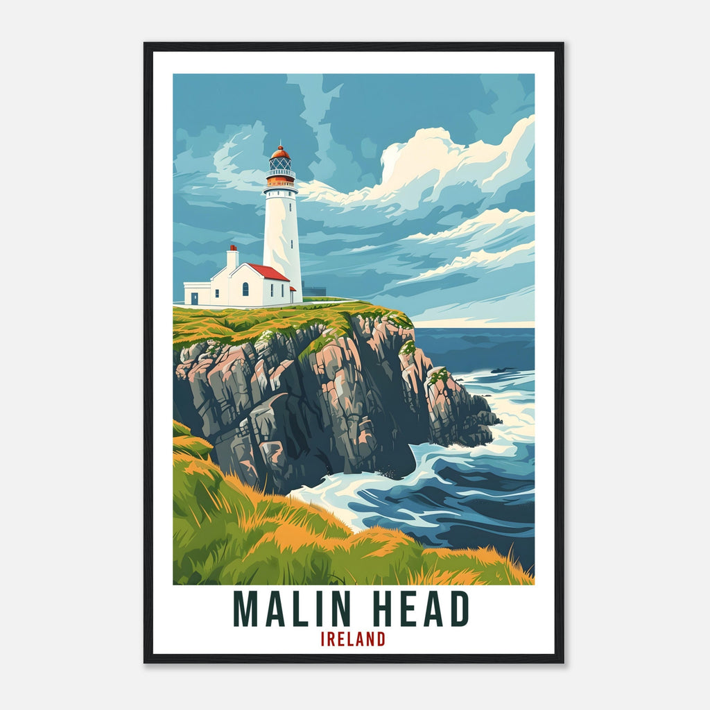 Malin Head Travel Print Ireland Wall Art Wall Hanging Home Living Décor Malin Head Gift Art Lovers Gift Irish Artwork Ireland Travel Poster