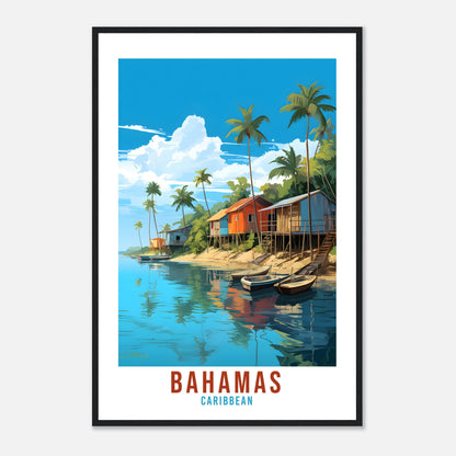 Bahamas Travel Print Wall Art Bahamas Sunset Wall Hanging Home Décor Caribbean Gift Art Lovers Nassau Travel Poster Bahamas Caribbean Print