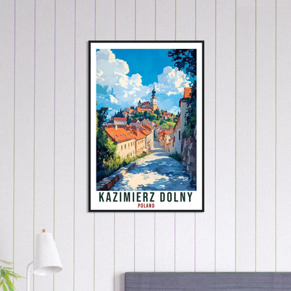 Kazimierz Dolny Travel Print Poland Home Decor Wall Art Gift Wall Hanging Art Lover Kazimierz Dolny Polish Artwork Travel Poster Poland Art