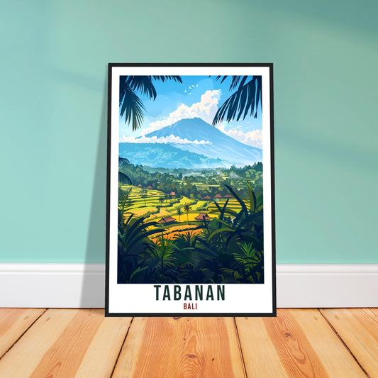 Tabanan Bali Travel Print Bali Wall Art Wall Hanging Home Décor Tabanan Gift Landmark Artwork Travel Art Indonesia Tabanan Travel Poster