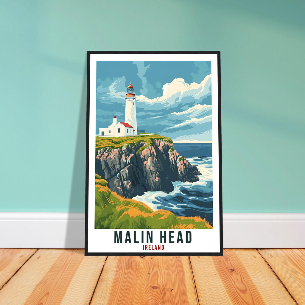 Malin Head Travel Print Ireland Wall Art Wall Hanging Home Living Décor Malin Head Gift Art Lovers Gift Irish Artwork Ireland Travel Poster