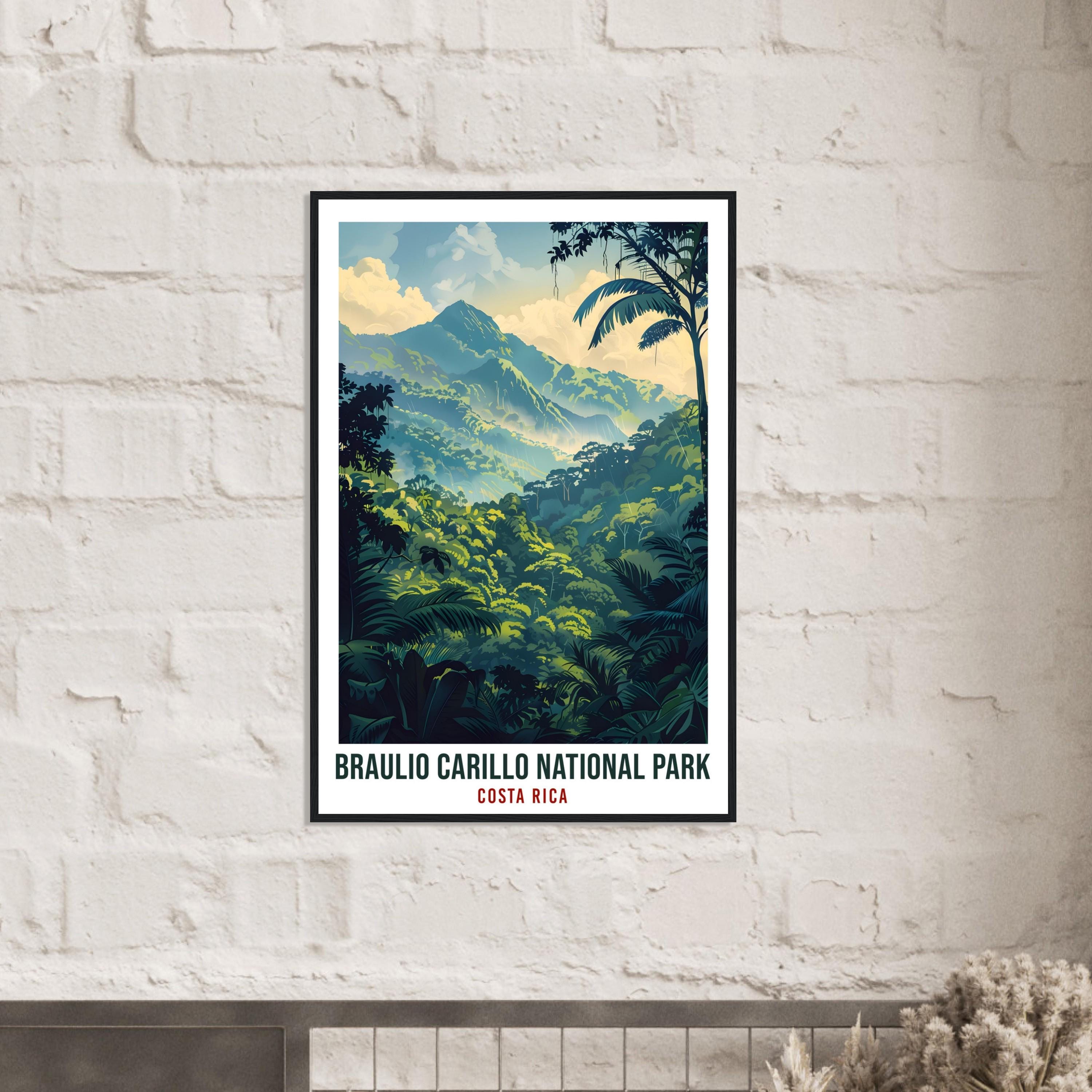 Braulio Carillo National Park Costa Rica Travel Print Wall Art Wall Hanging Décor Braulio Carillo Artwork Travel Art CostaRica Travel Poster