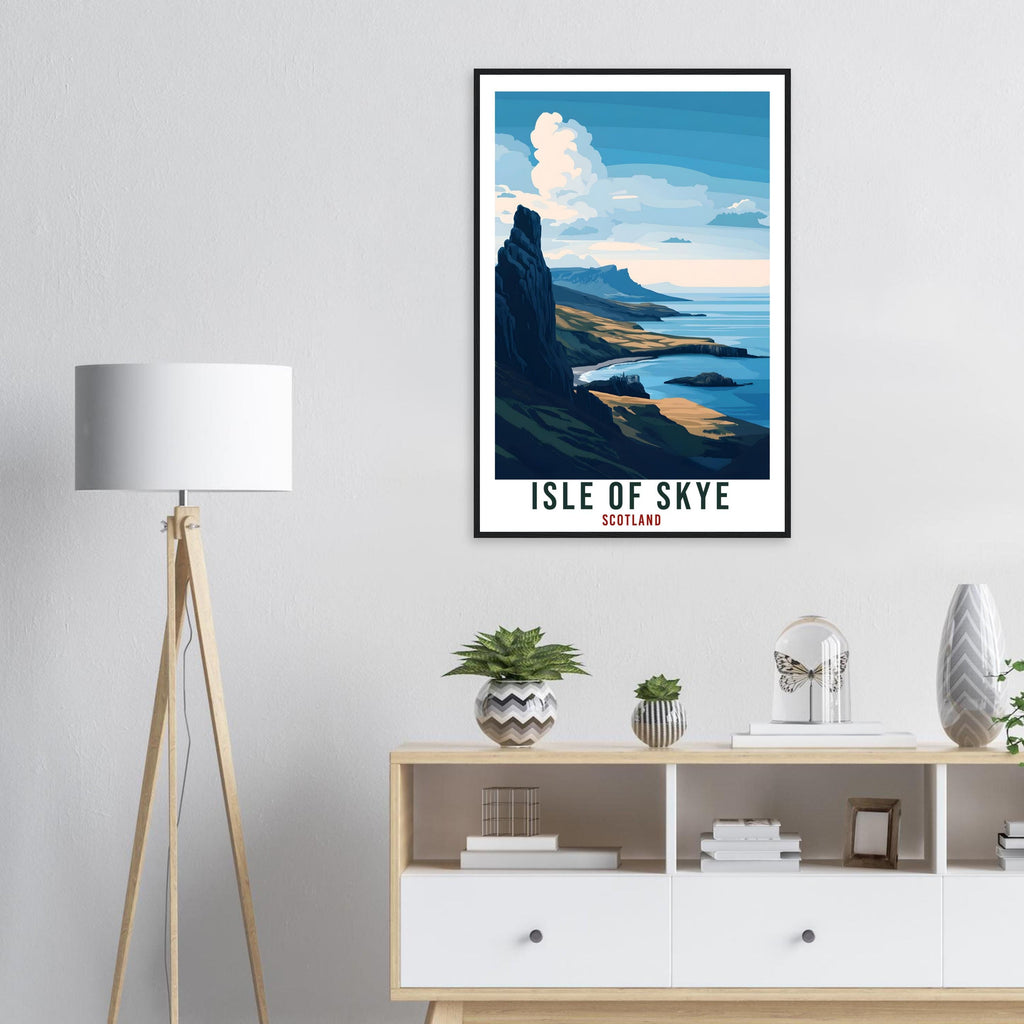 Isle Of Skye Travel Print Scotland Home Decor Isle Of Skye Wall Art Wall Hanging Art Lover Scotland Artwork Travel Poster Isle Of Skye Art