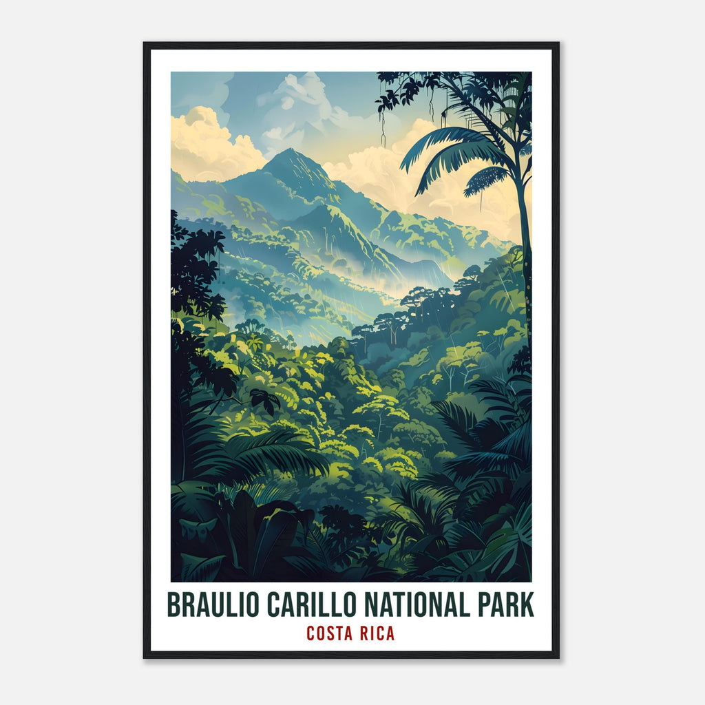 Braulio Carillo National Park Costa Rica Travel Print Wall Art Wall Hanging Décor Braulio Carillo Artwork Travel Art CostaRica Travel Poster