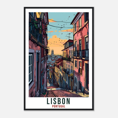 Lisbon Travel Print Wall Art Lisbon Portugal Wall Hanging Artwork Lisbon Art Gifts LisbonTravel Poster Portugal Home Decor Art Lovers Gift