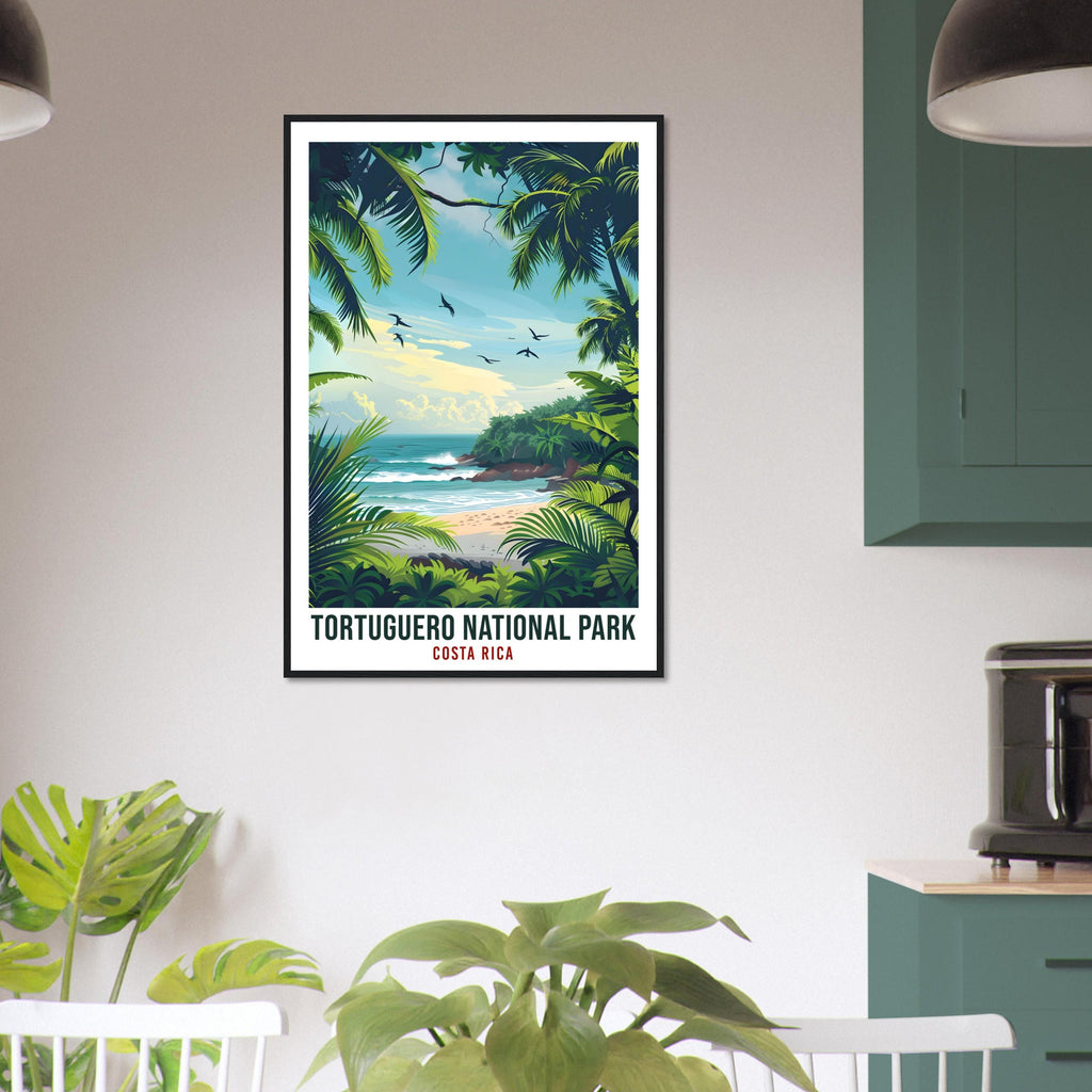 Tortuguero National Park Costa Rica Travel Print Wall Art Wall Hanging Home Décor Tortuguero Artwork Travel Art Costa Rica Travel Poster