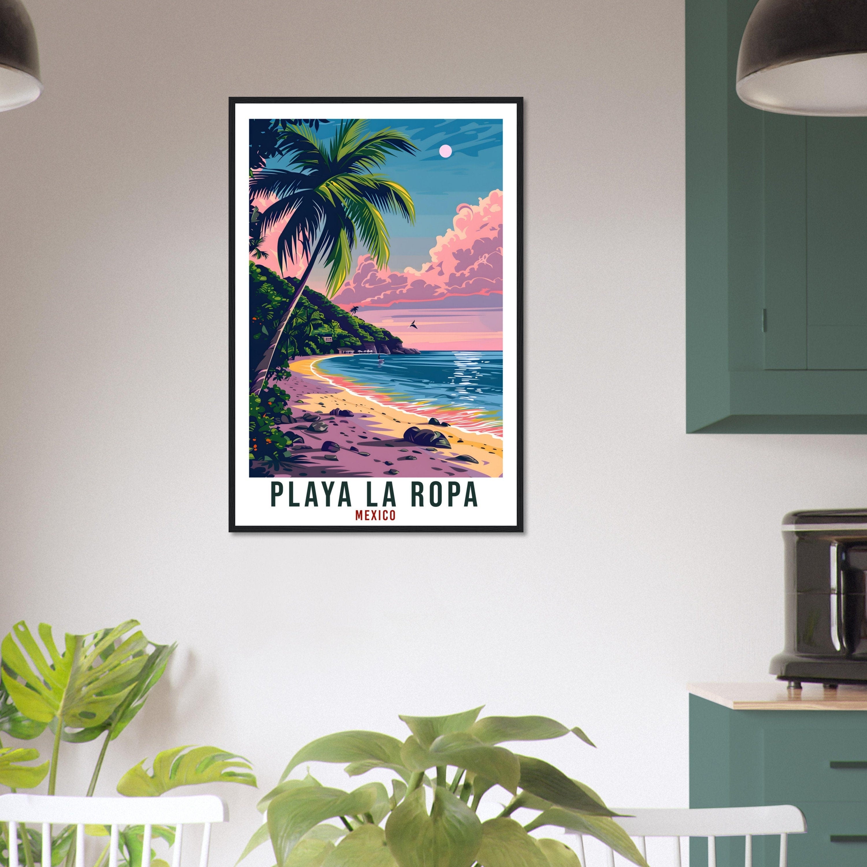 Playa La Ropa Mexico Travel Print Mexico Wall Art Wall Hanging Home Décor Playa La Ropa Gift Mexico Artwork Travel Art Mexican Travel Poster