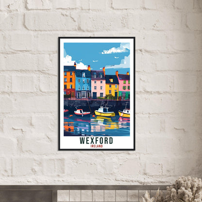 Wexford Travel Print Ireland Wall Art Wall Hanging Home Living Décor Wexford Gift Art Lovers Gift Irish Artwork Gift Ireland Travel Poster