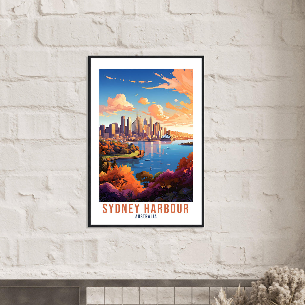 Sydney Travel Print Wall Art Sydney Australia Wall Hanging Home Décor Sydney Gift Art Lovers Australian Art Lover Gift Sydney Travel Poster