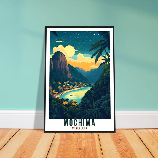 Mochima Travel Print Venezuela Home Decor Mochima Wall Art Gift Wall Hanging Art Lover Mochima Venezuelan Artwork Travel Poster Travel Gift