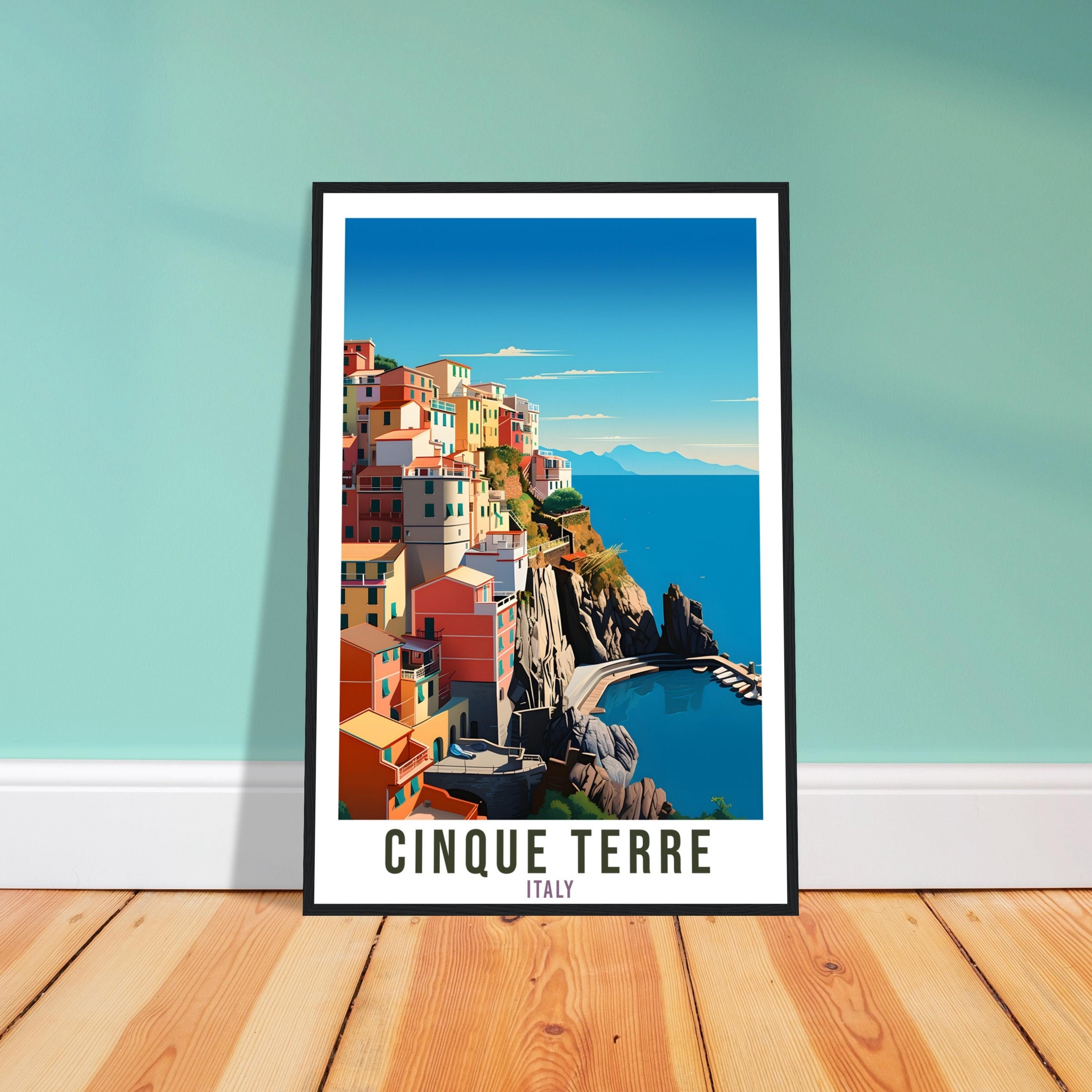 Cinque Terre Travel Print Wall Art Cinque Terre Wall Hanging Home Décor Cinque Terre Gift Art Lover Italy Artwork Cinque Terre Italy Poster