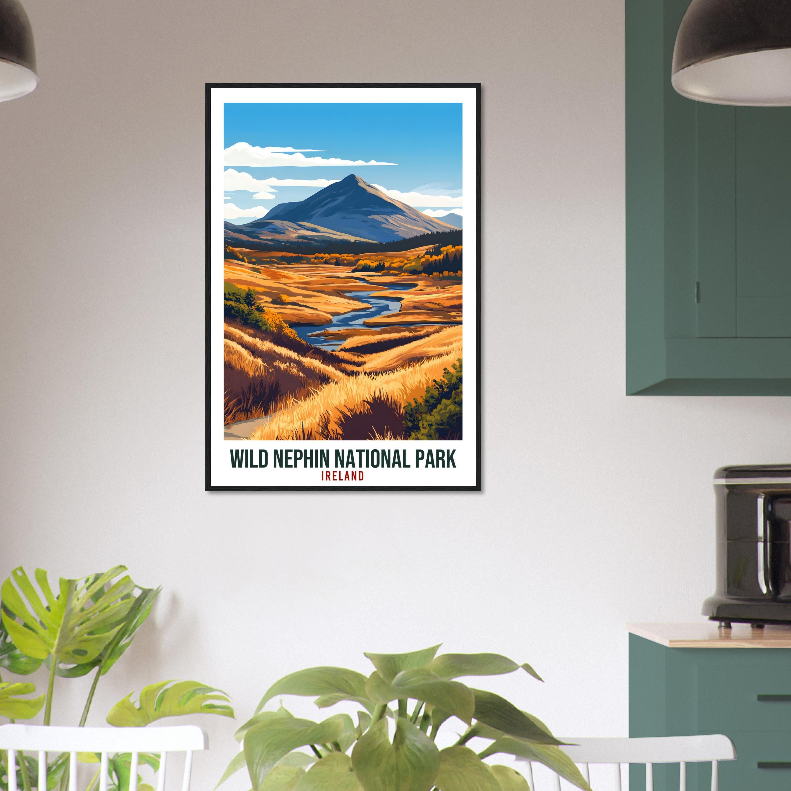 Wild Nephin National Park Travel Print Ireland Home Decor Wild Nephin Wall Art Wall Hanging Irish Artwork Travel Poster Wild Nephin Ireland