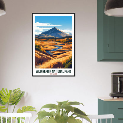 Wild Nephin National Park Travel Print Ireland Home Decor Wild Nephin Wall Art Wall Hanging Irish Artwork Travel Poster Wild Nephin Ireland